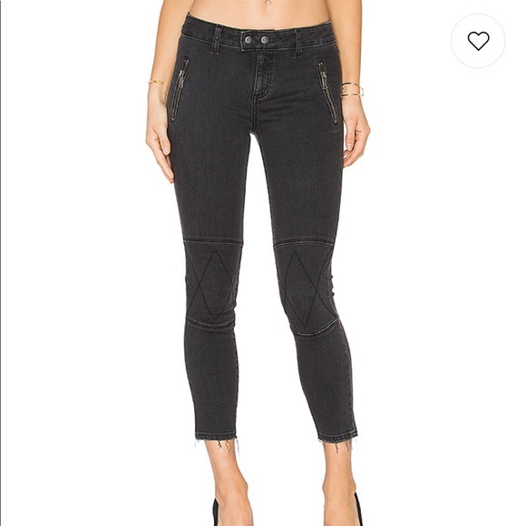 Anthropologie JA x DL1961 instasculpt black moto jeans - Picture 1 of 12